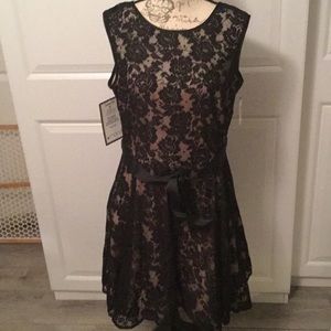 Black Lace Cocktail Dress
